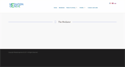 Desktop Screenshot of mediationgeneve.com