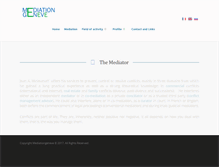 Tablet Screenshot of mediationgeneve.com